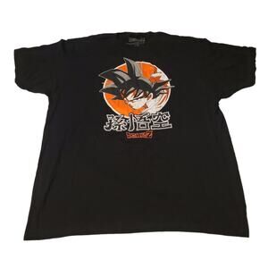 Dragon Ball Z Goku Kanji T Shirt Size XL Men's Black Shirt DBZ Anime